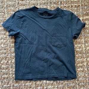 Everlane boxy crop pocket tee